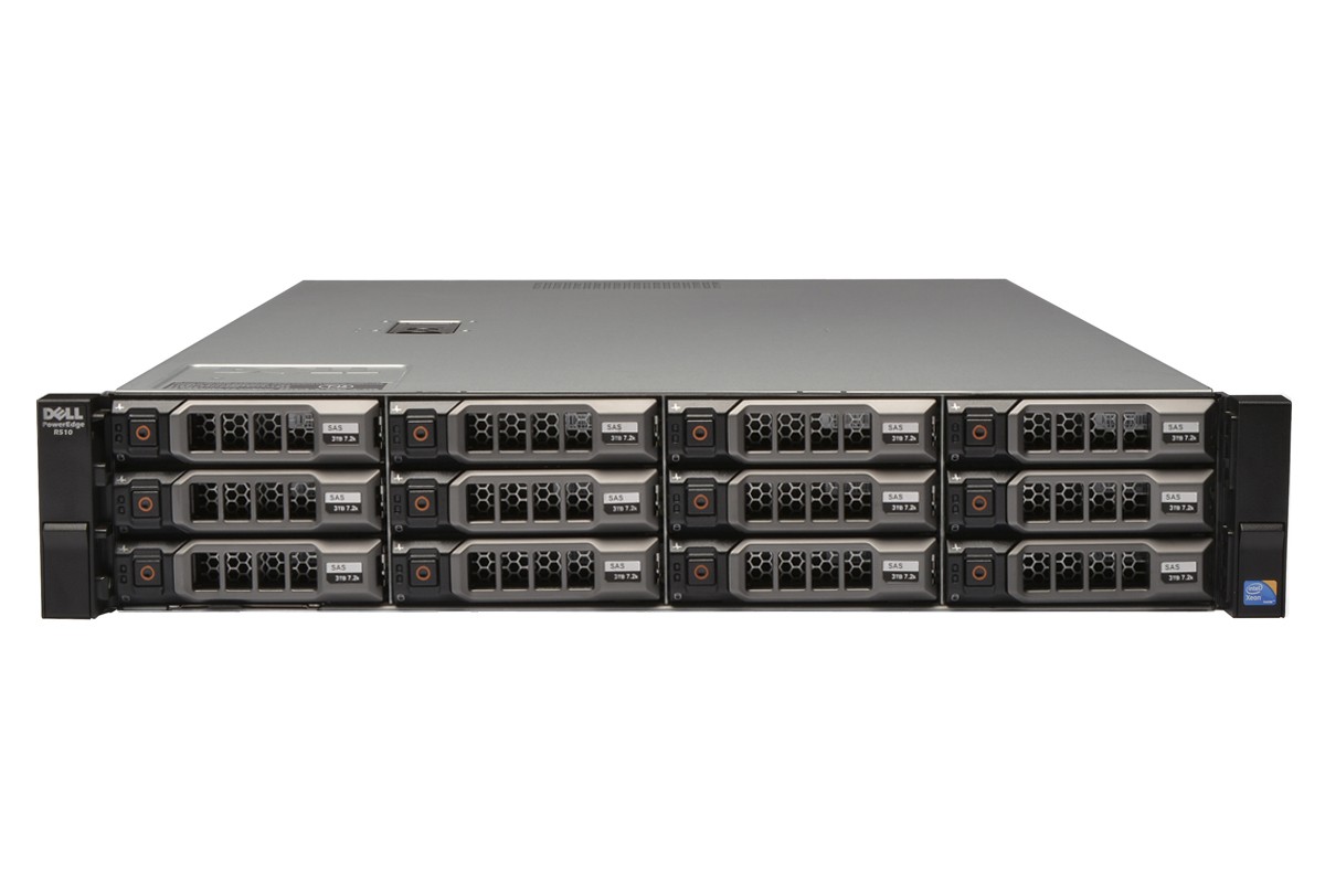 SERVER DELL POWEREDGE R510 DUAL XEON 2 x X5670 RAM 64G SATA 2TBX12 RAID H700 2U